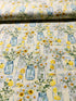 Zest for Life - Mason Jars Allover Yellow - Remnant