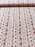 Fat Quarter - Sevenberry Petite Victoriana - Floral Stripes Pink