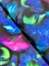 Aurora Sky Winter Light cotton fabric by Timeless Treasures featuring northern lights inspired print.
