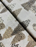 Holiday Flourish-Snow flower - Winter Trees Blanc Metallic - Remnant