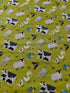On The Farm - Farm Animals Olive Yardage