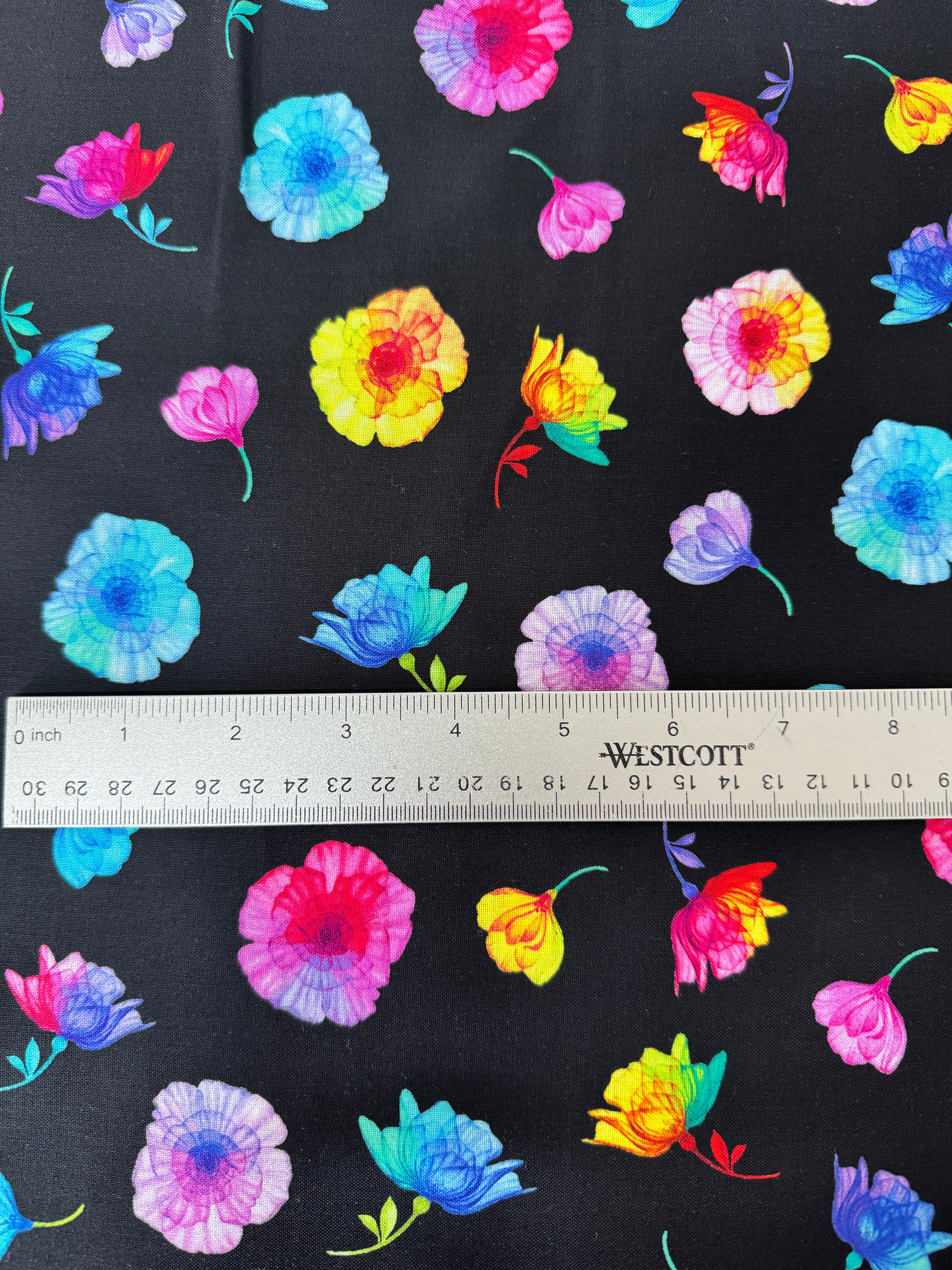 Petal Power - Tossed Flowers Yardage