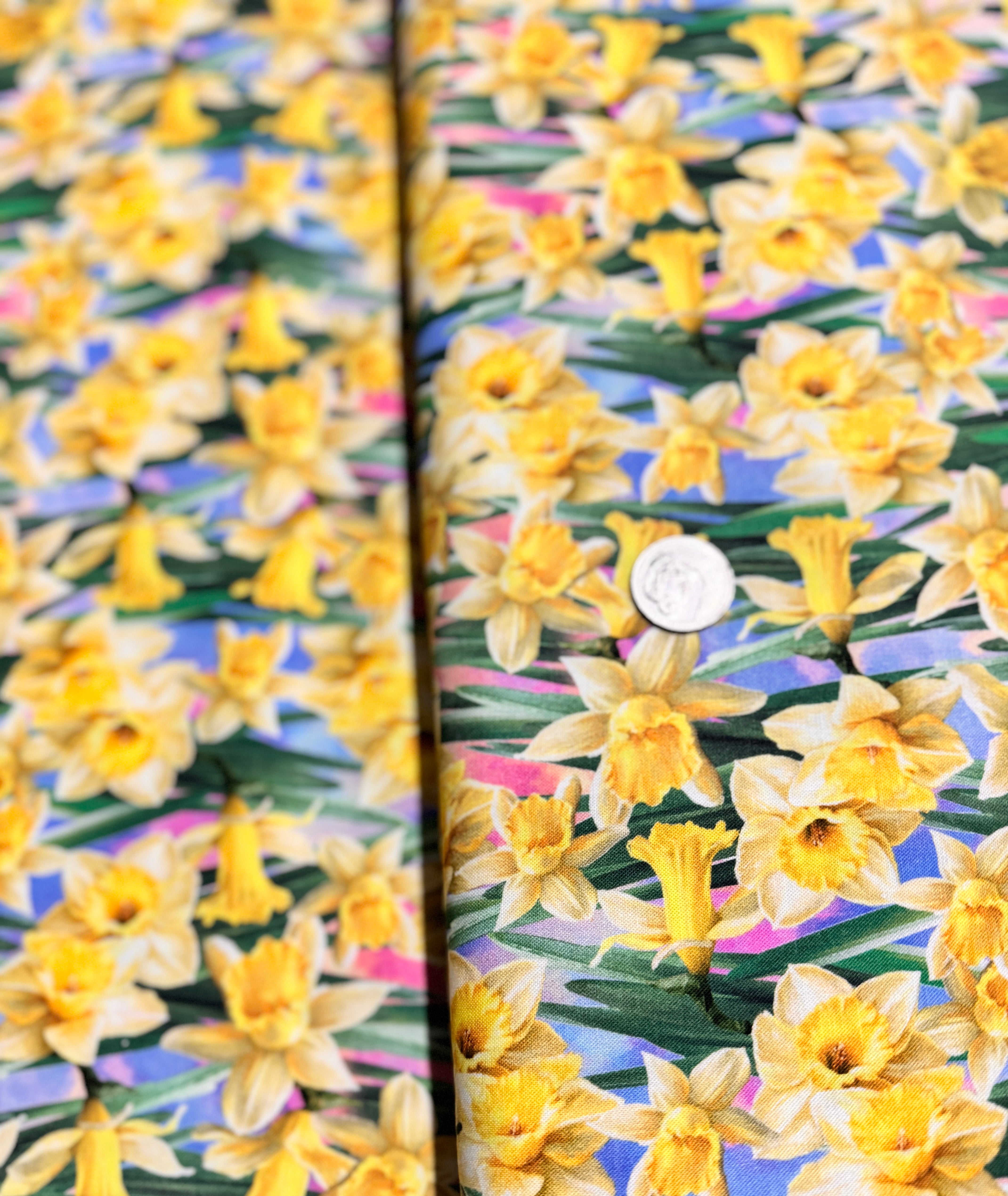 Just Hatched - Yellow Daffodil Yardage