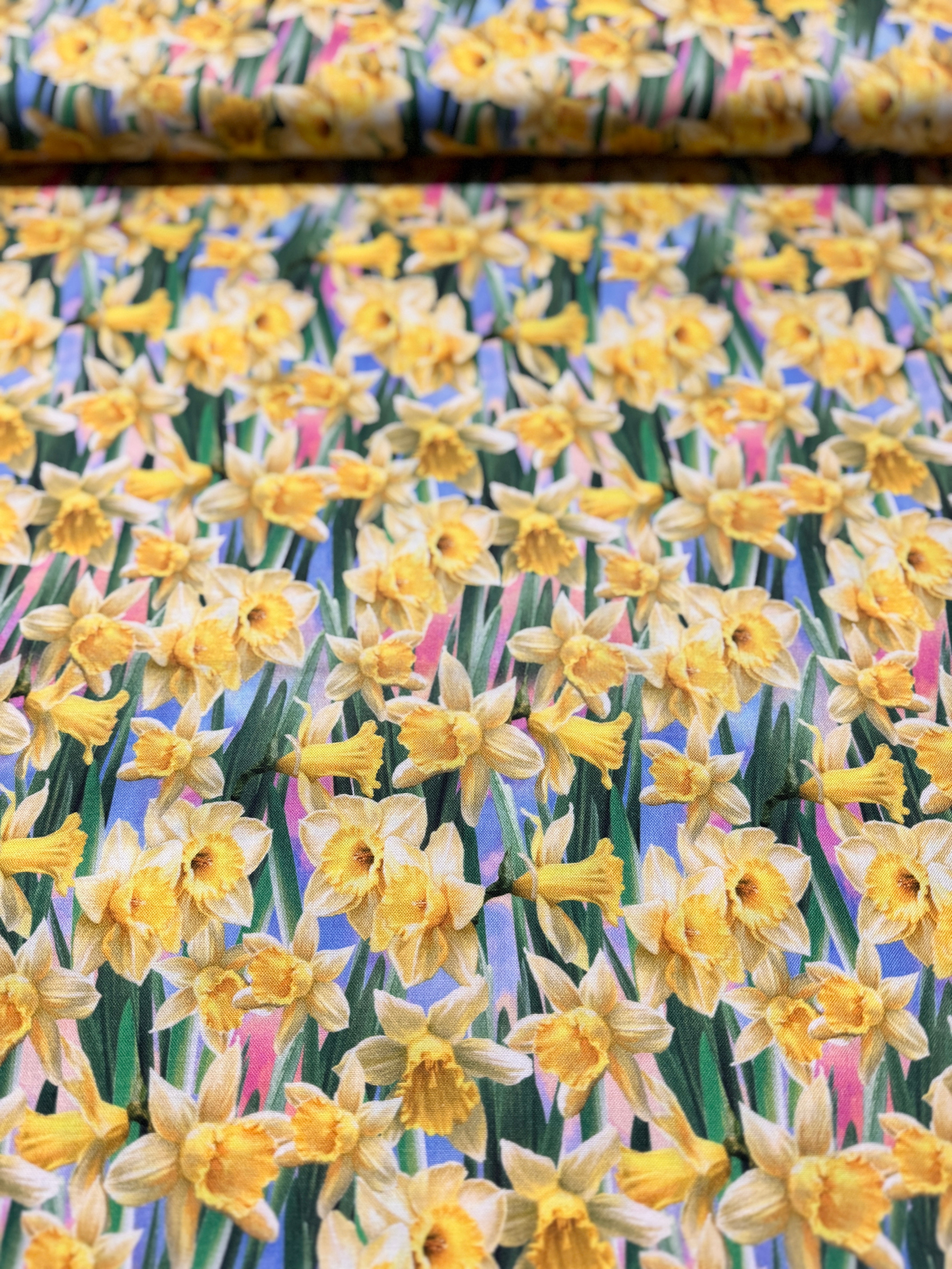 Just Hatched - Yellow Daffodil Yardage