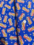 Glow in the Dark - Save the Day - Fire Engines on Blue Yardage