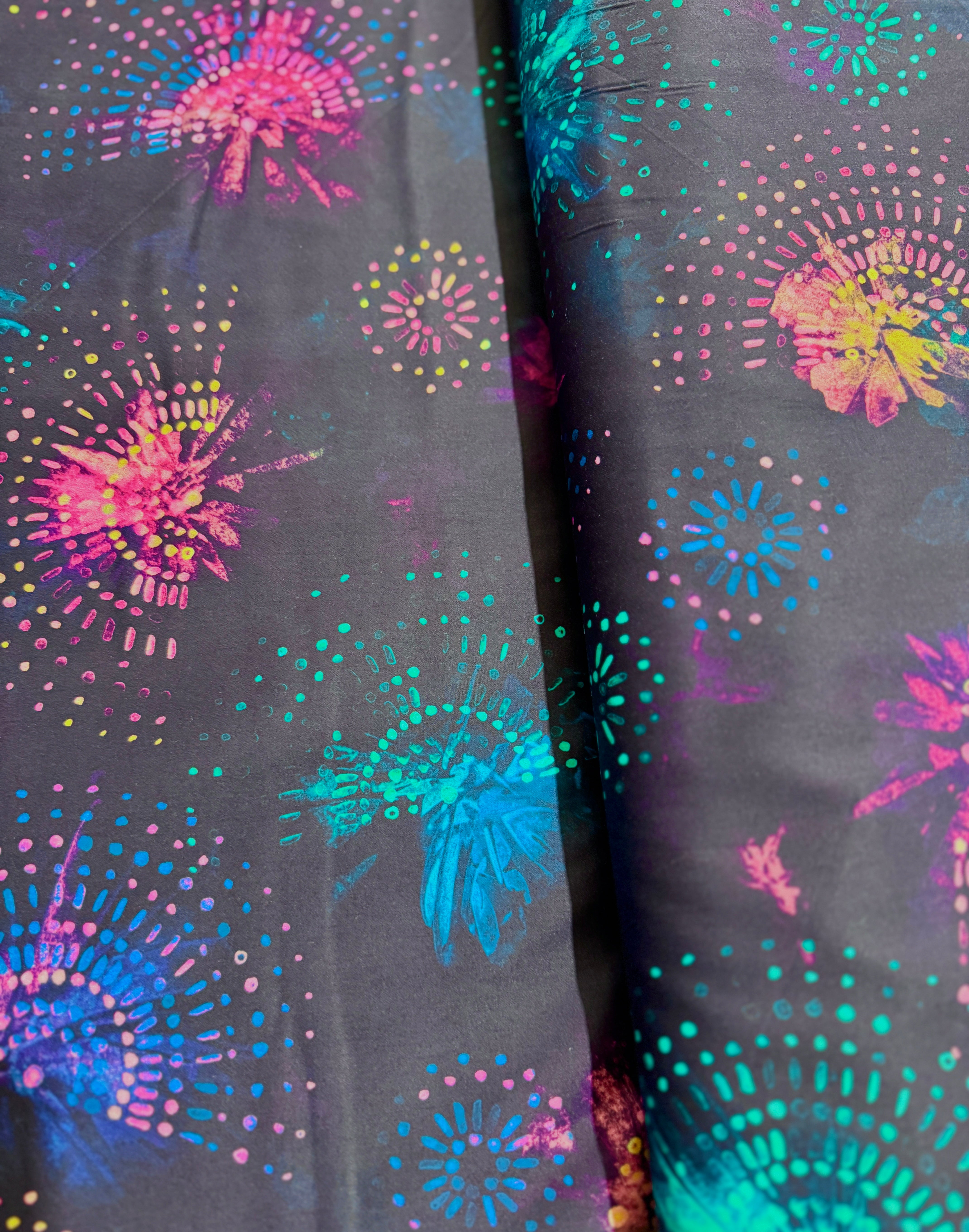 Wishwell - Garden Gloss Wide Sateen Night 108" Wide Yardage