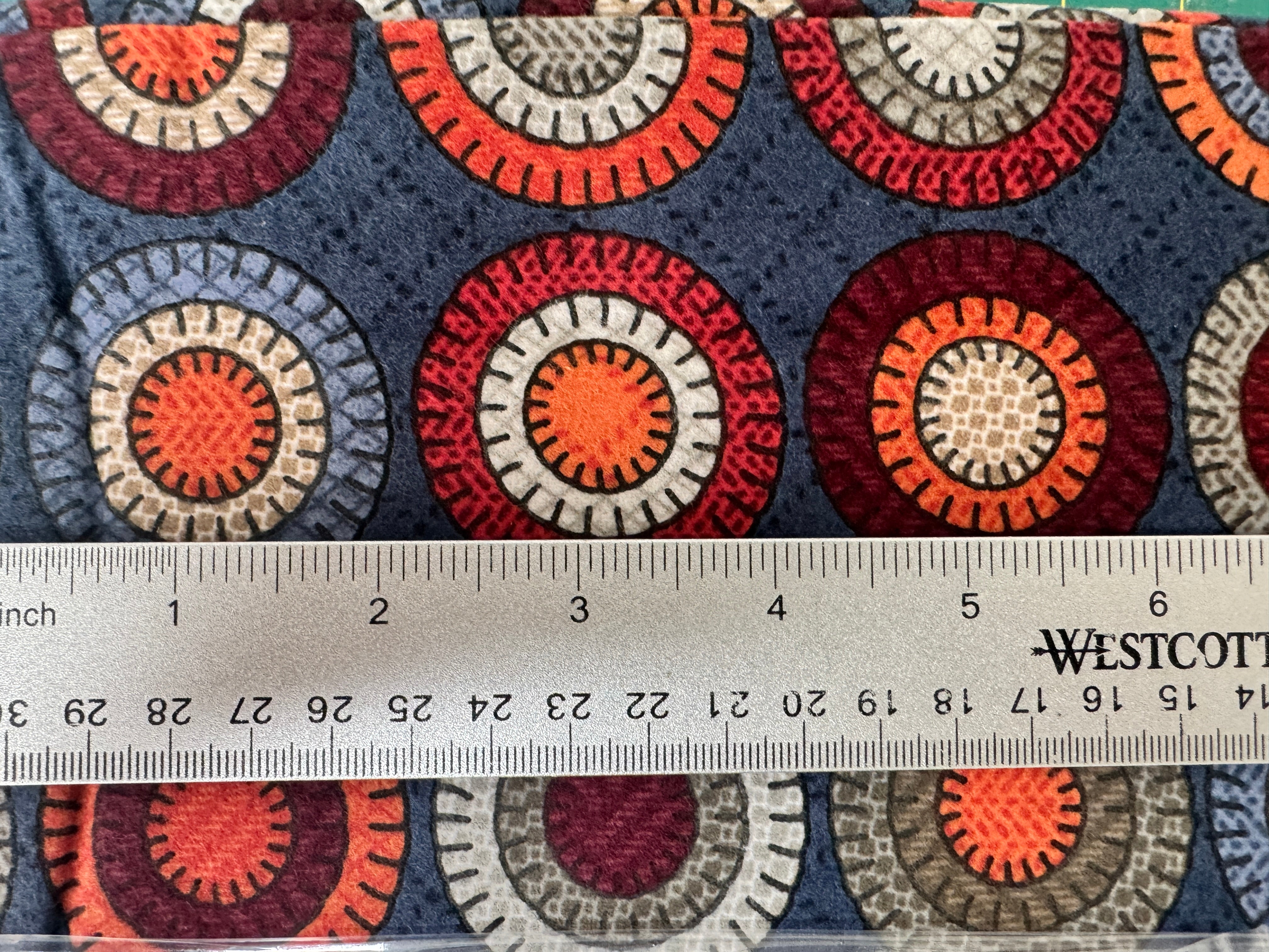 Prairie Gatherings Flannel - Penny Cheater Indigo Yardage