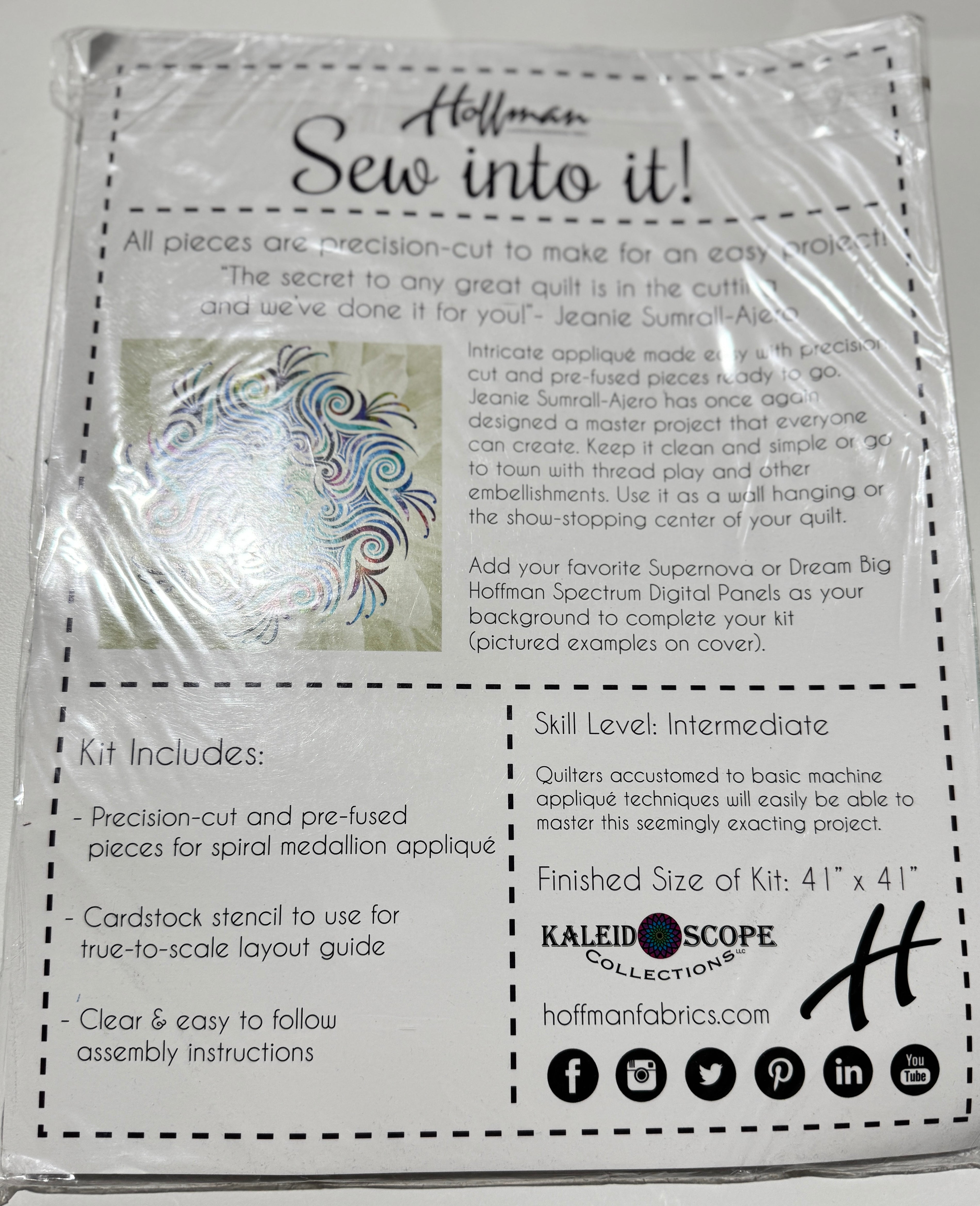 Super Nova Spiral Kit - Generation #2 Fundamentals - Applique Pieces Only