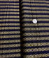 Gilded - Leaf Stripes Ink Gold Metallic Yardage