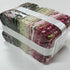 Bouquet of Roses Flannel Fat Quarter Bundle by A Flowerhouse Collection for Robert Kaufman featuring 20 coordinating floral flannel fat quarters in burgundy, pink, ivory, green, and charcoal tones.
