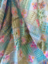 Crepe Chiffon Digital Print Fabric with Sequins and Thread Work