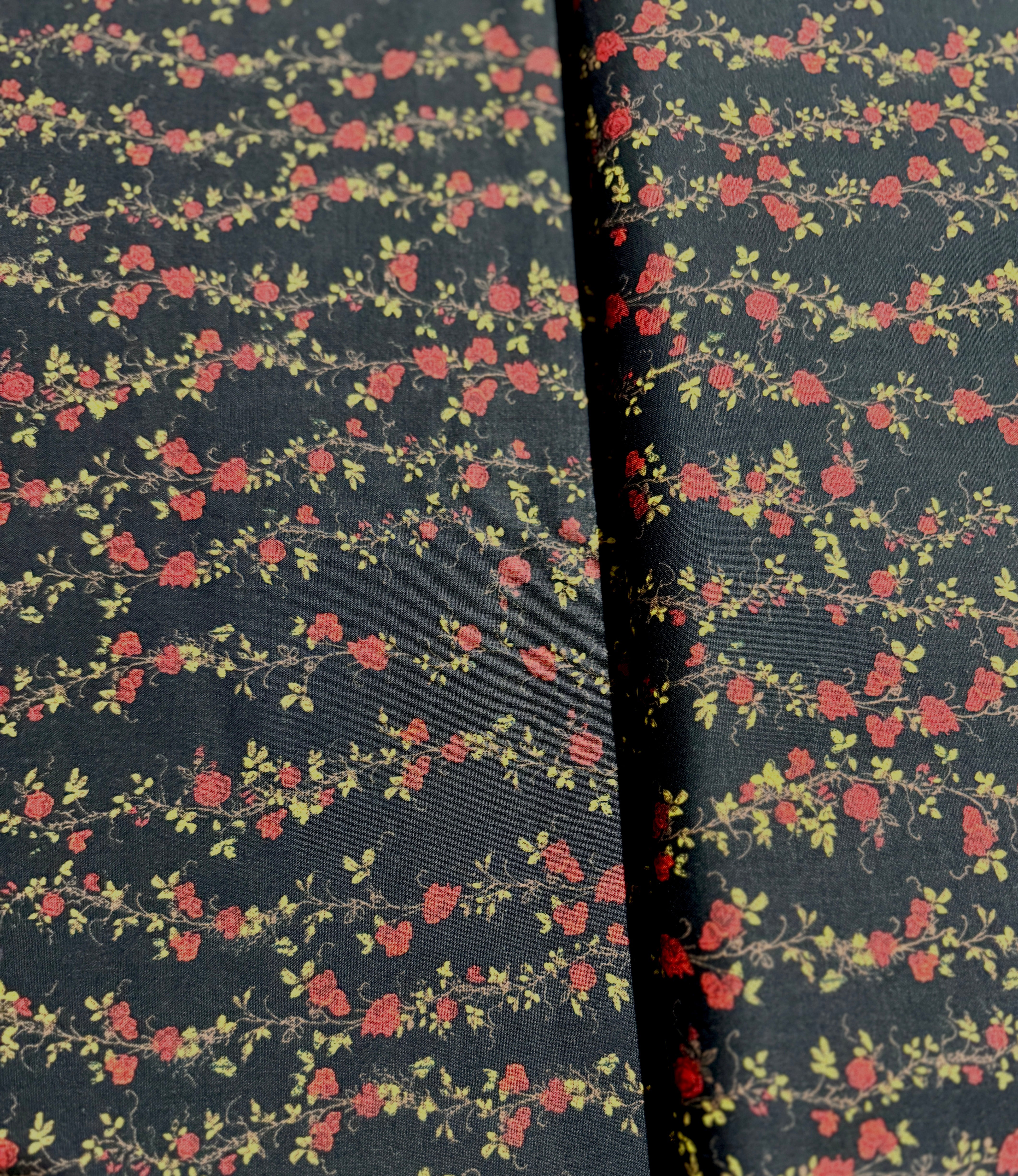 Everlasting Rose - Medium Stripe Yardage