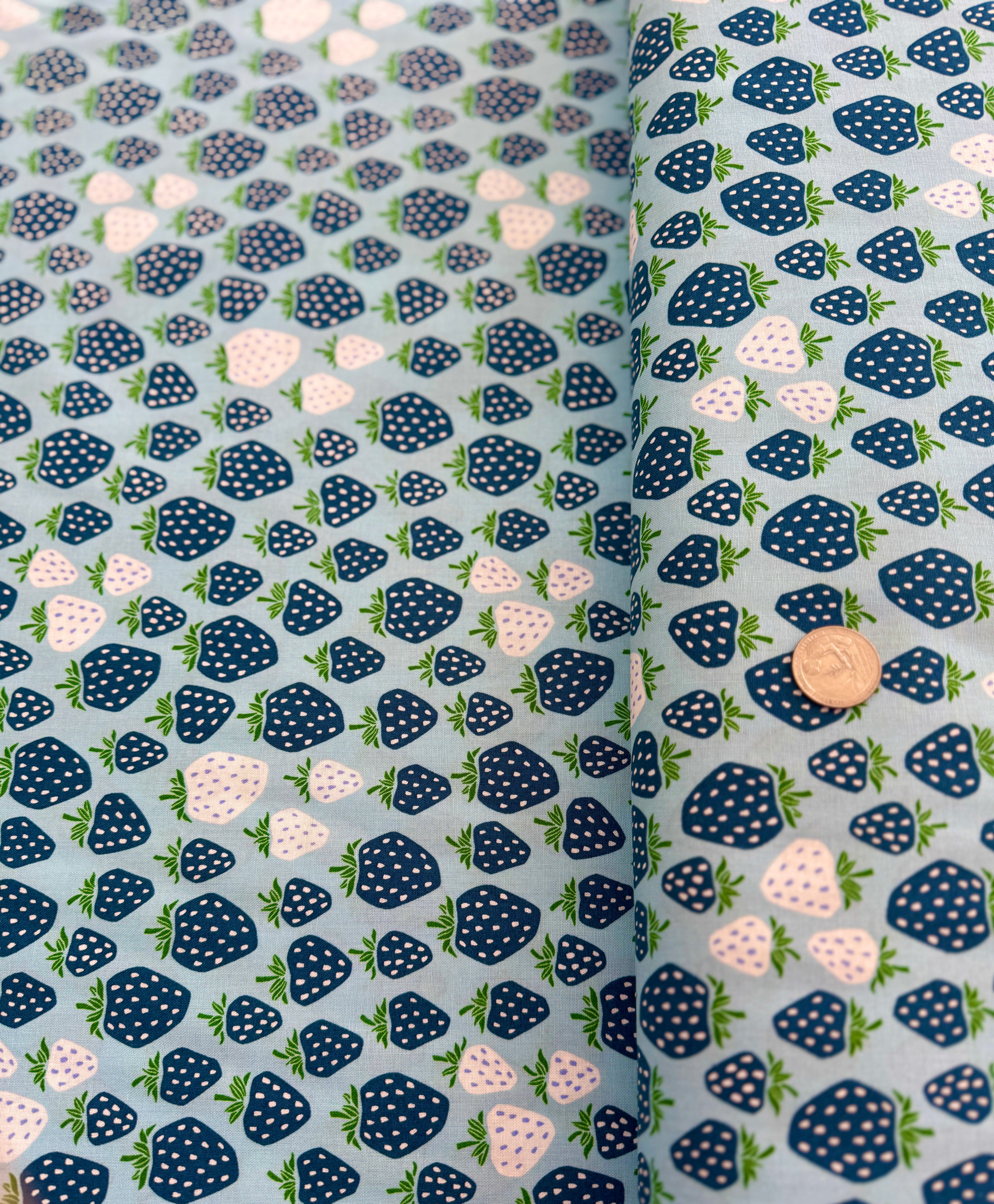 Under the Apple Tree - Queen of Berries - Waterdrop Yardage