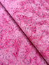 Bursts Rose Batik Fabric by Jinny Beyer – hand-dyed pink cotton batik with subtle bursts from Malam Batiks VIII by RJR Fabrics.