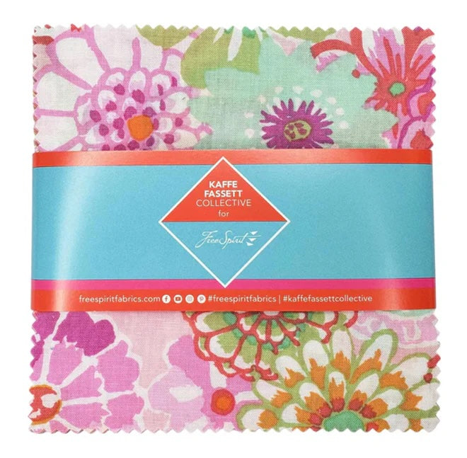 Kaffe Fassett Collective Classics Plus Sorbet 5" Squares
