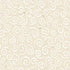 Muslin Mates Swirls Natural fabric by Moda Fabrics featuring elegant white swirl scrolls on a soft natural beige quilting cotton background.