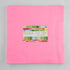 Bella Solids 30s Pink Junior Layer Cake by Moda Fabrics containing 20 identical 10-inch by 10-inch premium cotton fabric squares in the vibrant 30s Pink solid color.