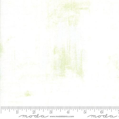White Grunge Basics fabric with subtle distressed texture and pale tonal accents by BasicGrey for Moda Fabrics