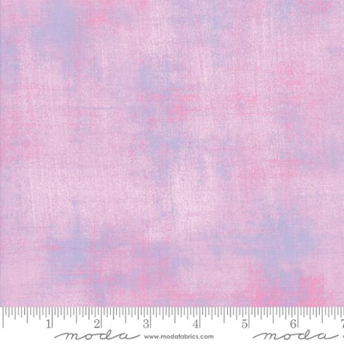 Grunge Basics Lupine fabric by BasicGrey for Moda Fabrics featuring textured lavender and blush pink grunge effects on premium quilting cotton.