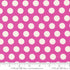 Sincerely Yours – Dots Petunia fabric featuring crisp white polka dots on a vibrant petunia pink background, 100% cotton by Sherri & Chelsi for Moda Fabrics