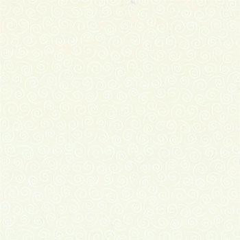 Muslin Mates Swirls Muslin fabric by Moda Fabrics featuring delicate white swirl scrolls on a soft muslin cream quilting cotton background.