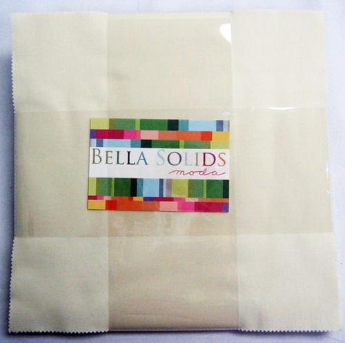 Bella Solids Snow Layer Cake by Moda Fabrics
