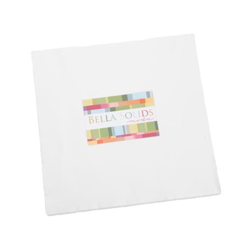 Bella Solids White Layer Cake by Moda Fabrics