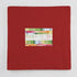 Bella Solids Christmas Red Junior Layer Cake by Moda Fabrics containing 20 identical 10-inch by 10-inch premium cotton fabric squares in a rich Christmas Red solid.
