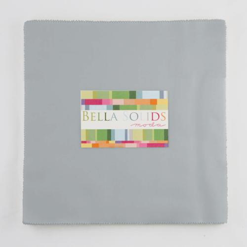 Bella Solids Steel Junior Layer Cake by Moda Fabrics
