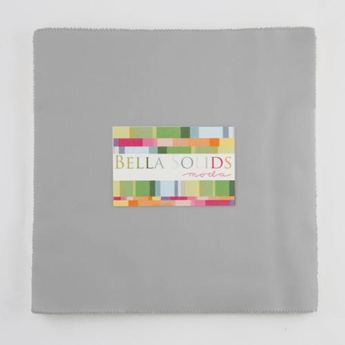 Bella Solids Silver Junior Layer Cake by Moda Fabrics