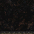 Ruby Star Society Speckled Black Metallic fabric by Rashida Coleman Hale for Moda Fabrics featuring shimmering metallic copper and charcoal speckles scattered across a rich black premium quilting cotton background.