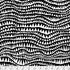 Kaffe Fassett Shark’s Teeth black fabric by Brandon Mably with bold geometric black and white design