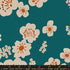 Ruby Star Society Paper Cuts 2 Florals Storytime cotton linen canvas featuring oversized ivory floral blooms on a teal background by Rashida Coleman-Hale for Moda Fabrics.