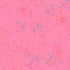 Ruby Star Society Speckled Splatter Paint Flamingo cotton linen canvas featuring turquoise, coral, and pink paint splatters on a bright flamingo pink background by Rashida Coleman-Hale for Moda Fabrics.