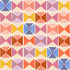 Persimmon Courthouse Steps Natural cotton linen canvas by Rashida Coleman-Hale for Ruby Star Society