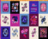 Hello Alice multi panel by Sarah Watts Ruby Star Society Moda whimsical Alice themed cotton fabric