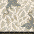 Fireglow Dragon Lair Oyster Metallic quilting cotton featuring gray dragons with metallic gold botanical vines on a warm oyster background by Sarah Watts for Ruby Star Society and Moda Fabrics.