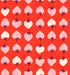 Strawberry Retro Kitsch Lollipop fabric by Kimberly Kight for Ruby Star Society and Moda Fabrics featuring blush pink and cream strawberries on a vibrant coral-red premium cotton background.