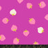 Strawberry Berry fabric by Kimberly Kight for Ruby Star Society and Moda Fabrics featuring scattered blush pink and cream strawberries on a vibrant berry purple premium cotton background.