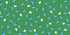 Ruby Star Society Strawberry Broccolini quilting cotton featuring scattered blue and cream strawberries with dark green leaves on a vibrant green background by Kimberly Kight for Moda Fabrics.