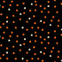 Mini Strawberry Black fabric by Kimberly Kight for Ruby Star Society and Moda Fabrics featuring tiny scattered coral-orange and cream strawberries on a classic black premium cotton background.