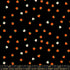 Mini Strawberry Black fabric by Kimberly Kight for Ruby Star Society and Moda Fabrics featuring tiny scattered coral-orange and cream strawberries on a classic black premium cotton background.