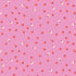 Mini Strawberry Daisy fabric by Kimberly Kight for Ruby Star Society and Moda Fabrics featuring tiny scattered coral-orange and cream strawberries on a soft daisy pink premium cotton background.
