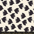 Modern black bird silhouette fabric on cream background by Alexia Abegg for Ruby Star Society