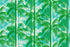 Poolside Too Palms Tropic quilting cotton featuring vibrant green palm trees on an aqua tropical background by Ruby Star Society for Moda Fabrics.