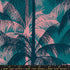 Poolside Too Storytime premium cotton canvas featuring layered navy and blush pink tropical palm trees on a teal background by Ruby Star Society for Moda Fabrics.