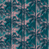 Poolside Too Storytime premium cotton canvas featuring layered navy and blush pink tropical palm trees on a teal background by Ruby Star Society for Moda Fabrics.