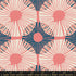 Modern geometric floral cotton canvas fabric in watermelon pink, cream, and navy by Jen Hewett for Ruby Star Society