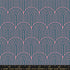 Geometry Canvas Hump Day Galaxy Fabric by Ruby Star Society for Moda Fabrics featuring modern arch patterns in navy blue and pink on a durable cotton-linen canvas background.