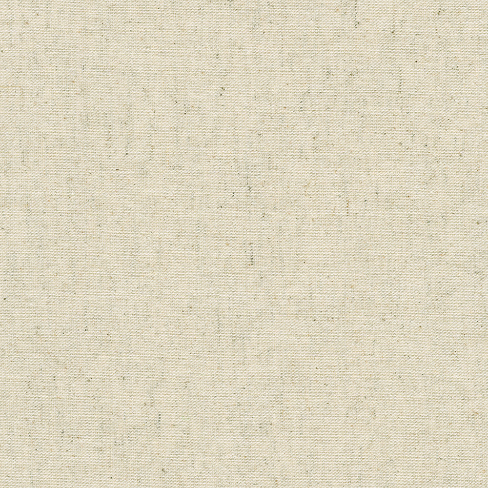 Shizen cotton linen Natural 1 textured neutral ivory woven fabric.
